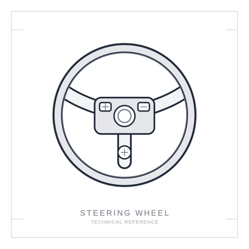 Freddo Tractor Trailer Compatible Steering Wheel
