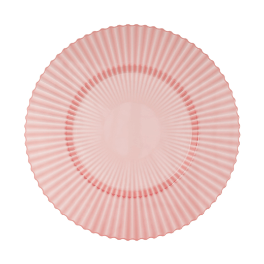 Gemstone Collection Rose Quartz 11 Inch Plates - 10 Ct