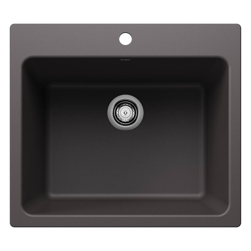 Liven 25 X 22 In. Drop-In And Undermount Laundry Sink In Cinder
