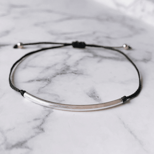 Sterling Silver Tube Bracelet - Fashion Hut Jewelry