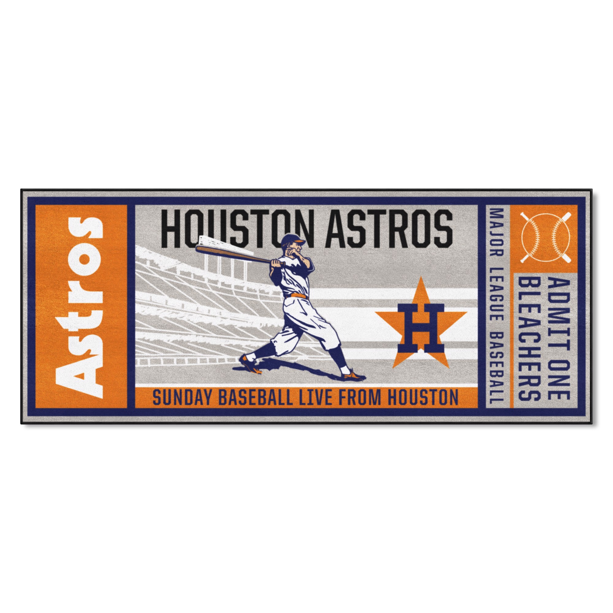 Houston Astros Ticket Runner Retro Collection