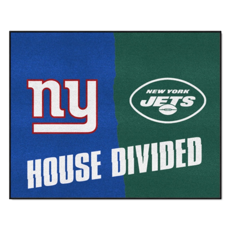 Nfl House Divided Giants / Jets House Divided Mat