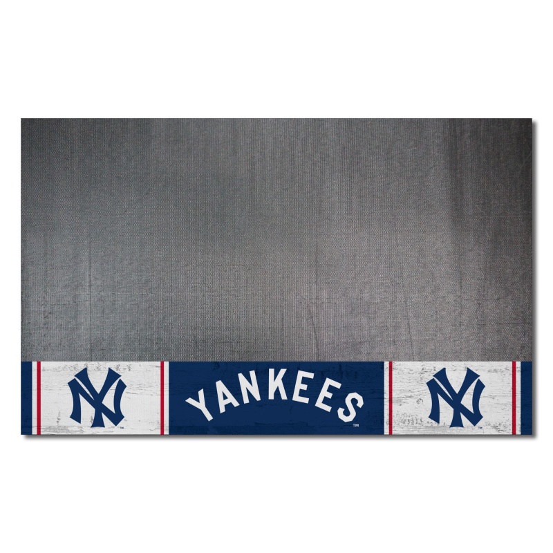 New York Yankees Grill Mat Retro Collection MLB Vinyl Grill Mat for