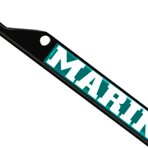 FANMATS Miami Dolphins Metal License Plate Frame