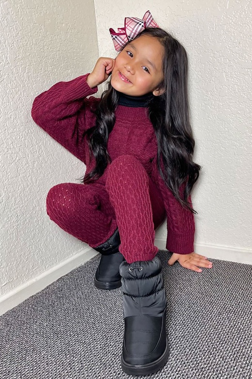 Mini She's A Snow Girl Boots - Black