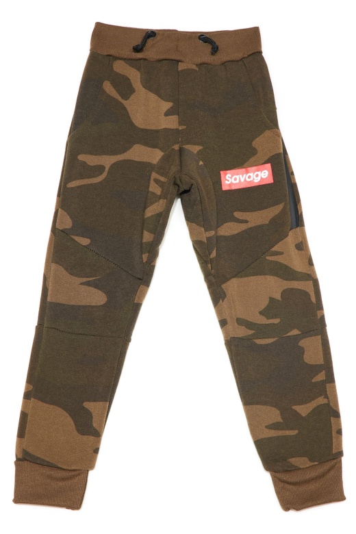 Mini What A Savage Fleece Joggers - Camouflage