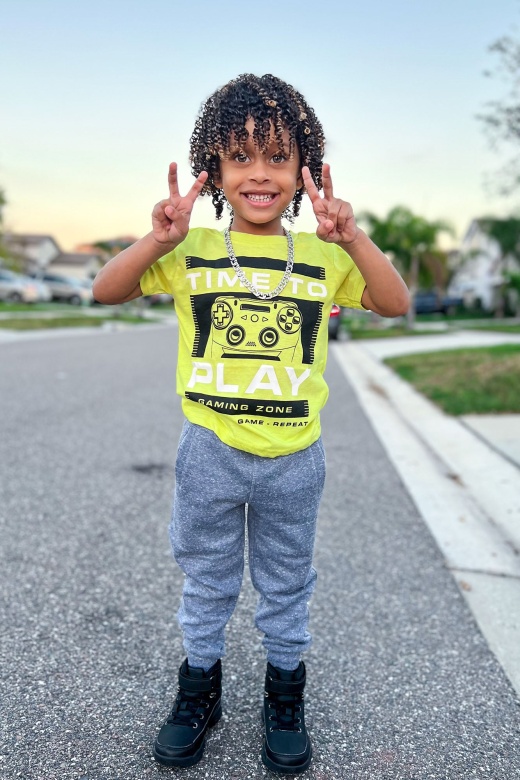 Mini Cam Joggers - Blue