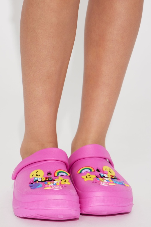 Mini Blowing Kisses Slides Fuchsia