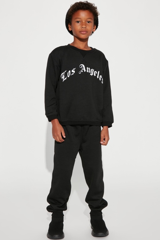 Mini Los Angeles Jogger Set - Black