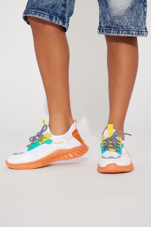 Mini On The Fly Sneakers - White/Combo