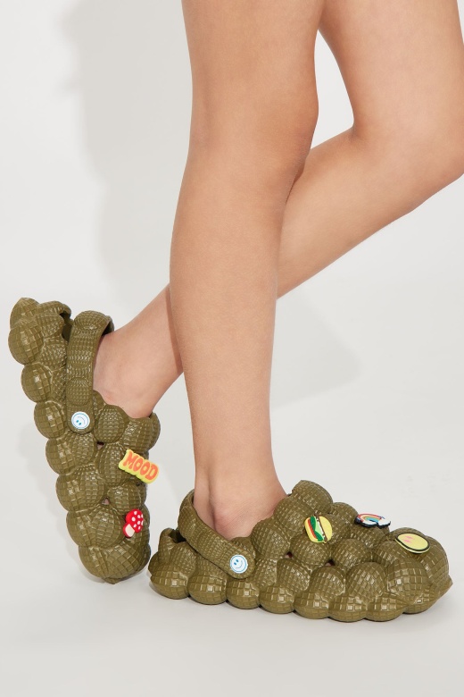 Mini Always A Mood Bubble Slides - Olive