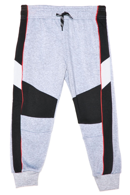 Mini Lay Low Colorblocked Fleece Joggers - Grey/Combo