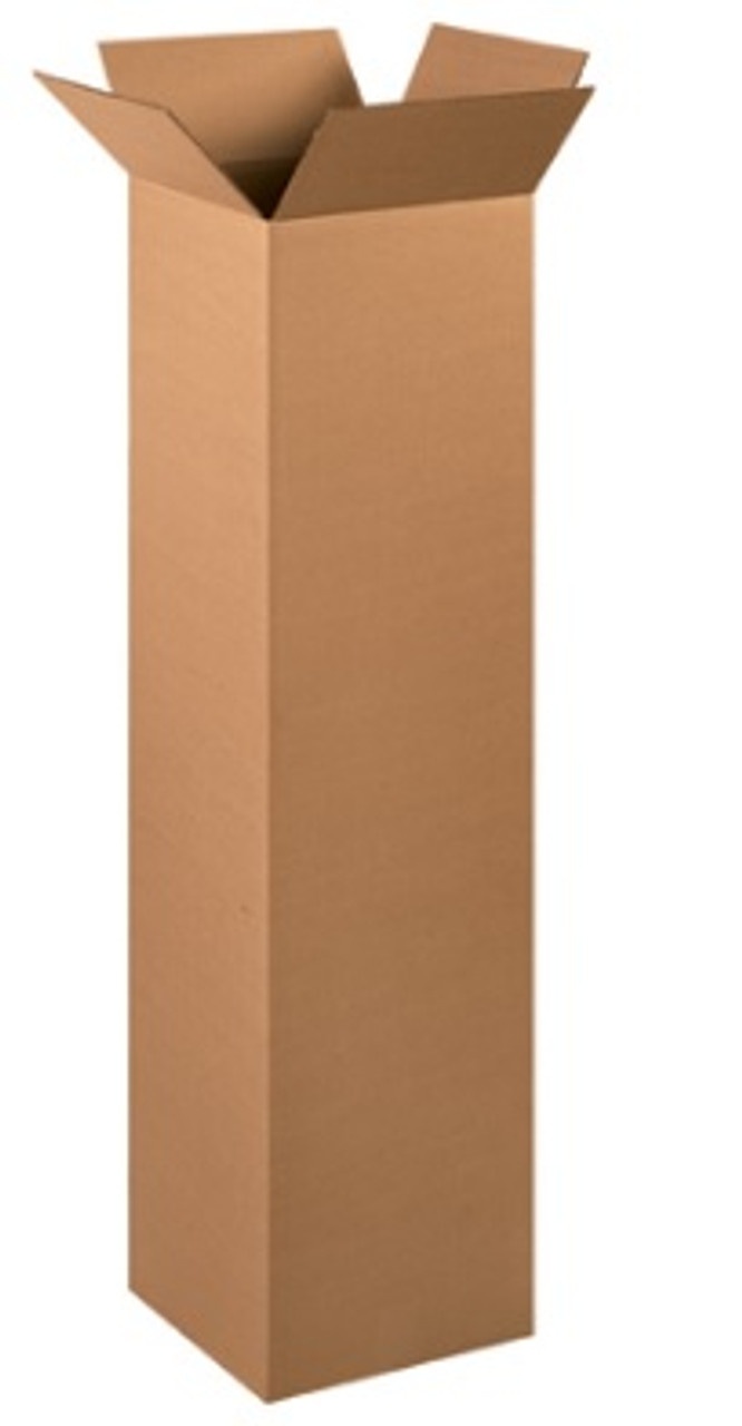 12" X 12" X 48" Tall Corrugated Cardboard Shipping Boxes 15/Bundle