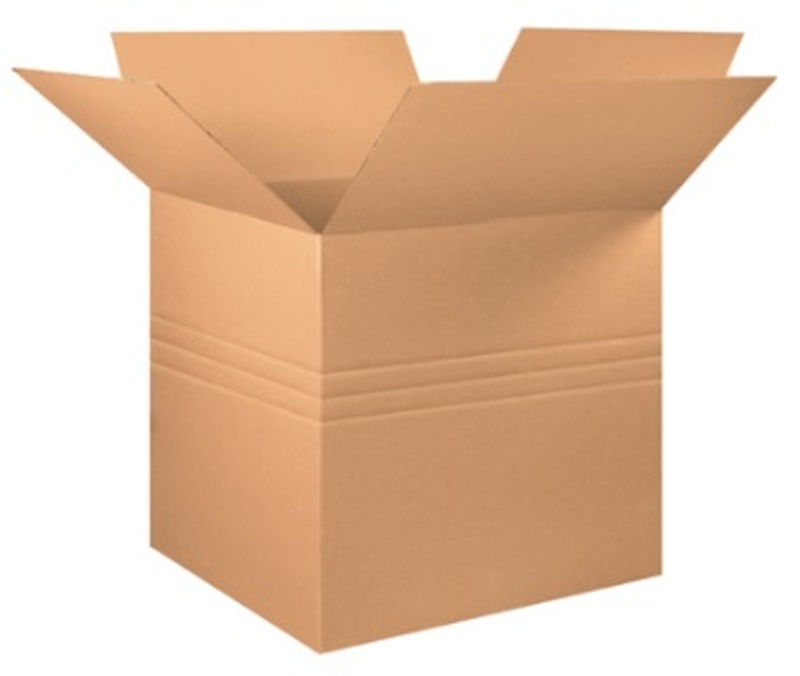 36" X 36" X 36" Multi-Depth Corrugated Cardboard Shipping Boxes 5/Bundle
