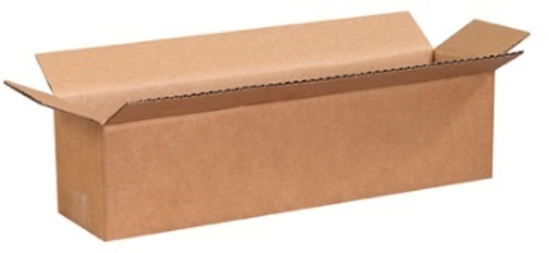 16" X 4" X 4" Long Corrugated Cardboard Shipping Boxes 25/Bundle