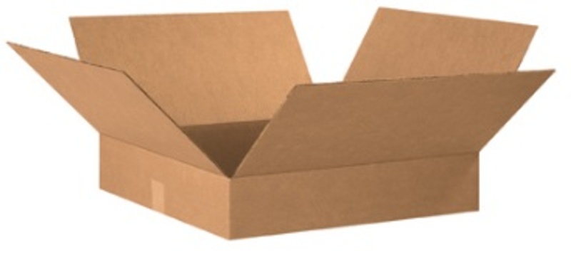 20" X 20" X 2" Flat Corrugated Cardboard Shipping Boxes 20/Bundle