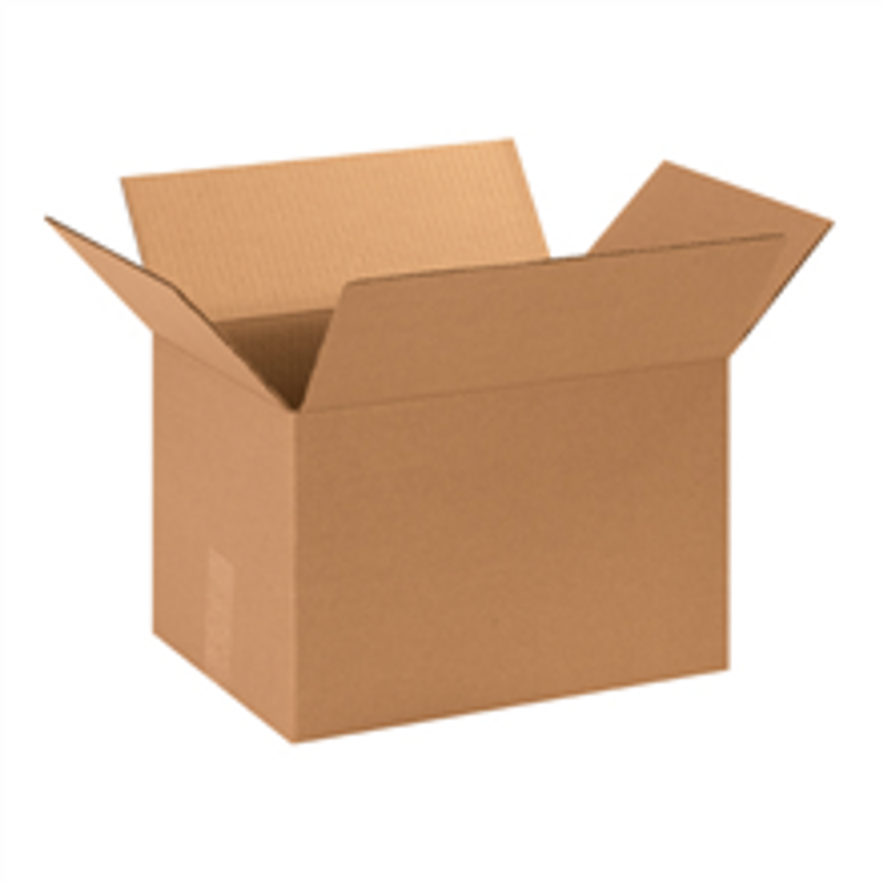 13 3/4" X 10 1/4" X 9 1/8" Corrugated Cardboard Shipping Boxes 25/Bundle