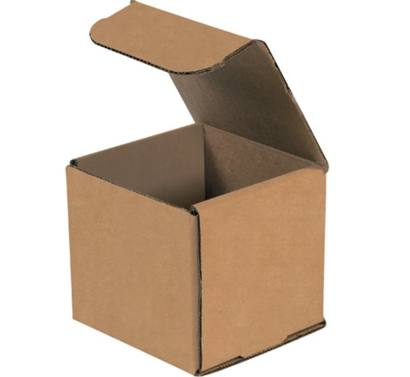 6" X 6" X 6" Kraft Corrugated Mailers 50 / Bundle