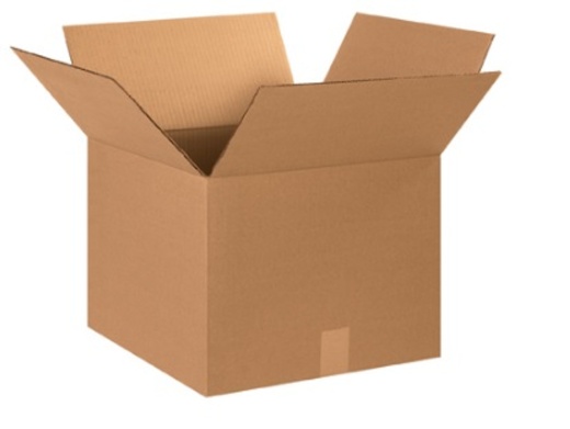 15" x 15" x 12" Corrugated Cardboard Shipping Boxes - 25/Bundle