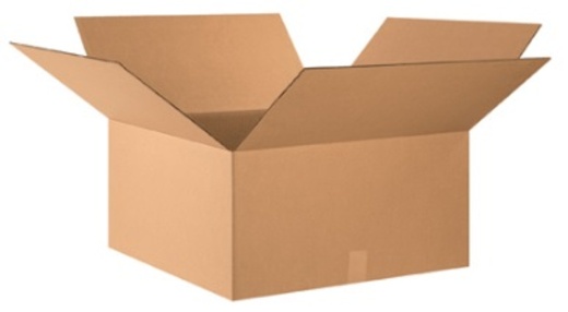24" x 24" x 12" Heavy-Duty Corrugated Cardboard Shipping Boxes