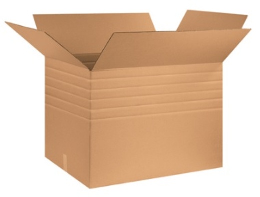 32" x 24" x 24" Heavy-Duty Multi-Depth Corrugated Cardboard Shipping Boxes
