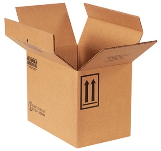 13 3/4" X 9" X 10 3/8" 4 - 1 Gallon F-Style Box Bundle