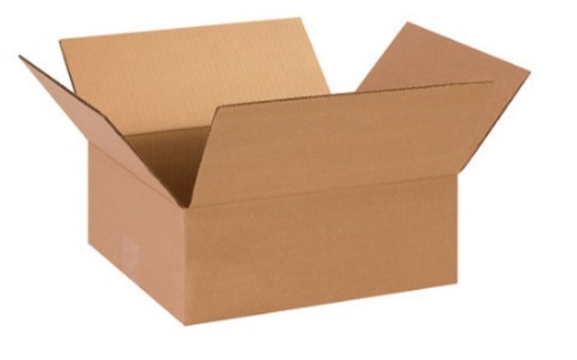 13" X 11" X 5" Flat Corrugated Cardboard Shipping Boxes - 25/Bundle