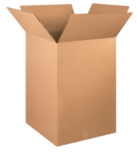 24" x 24" x 30" Double Wall Corrugated Cardboard Shipping Boxes