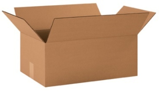 19 x 13 x 10 Corrugated Cardboard Shipping Boxes - 25/Bundle