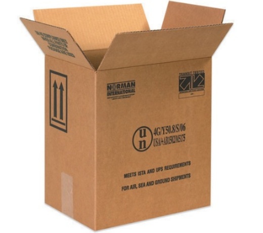 11 3/8" X 8 3/16" X 12 3/8" 2 - 1 Gallon F-Style Paint Can Boxes