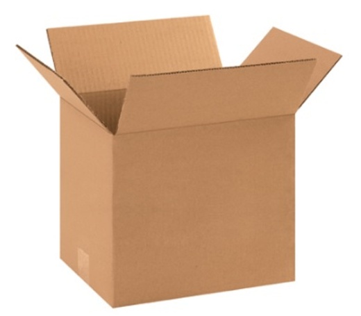 11 1/4 X 8 3/4 X 10 Corrugated Cardboard Shipping Boxes - 25/Bundle