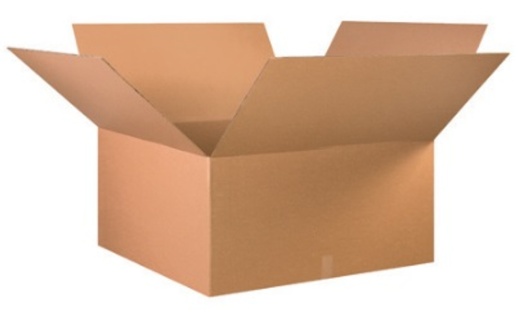 36" x 36" x 18" Corrugated Cardboard Shipping Boxes - 5/Bundle