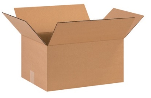 16" x 12" x 8" Corrugated Cardboard Shipping Boxes, 25/Bundle