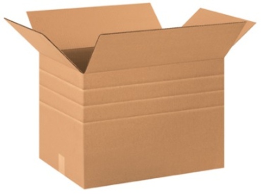 20" x 14" x 14" Multi-Depth Corrugated Cardboard Shipping Boxes