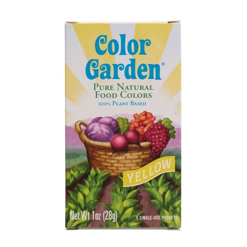 Color Garden Yellow Natural Food Coloring 5 (6G) Packets