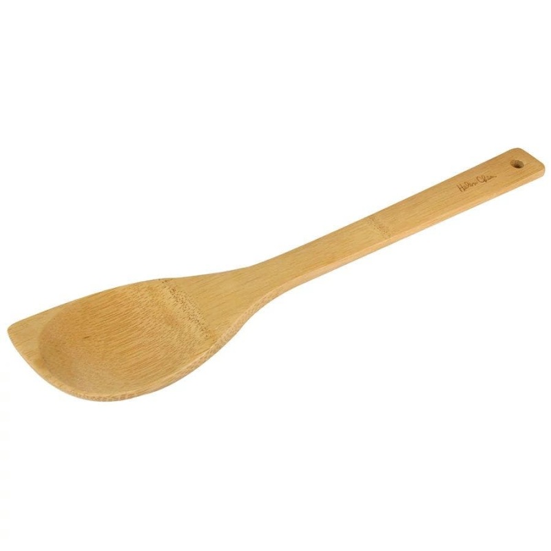 Helen's Asian Kitchen Bamboo Corner Spoon 12"