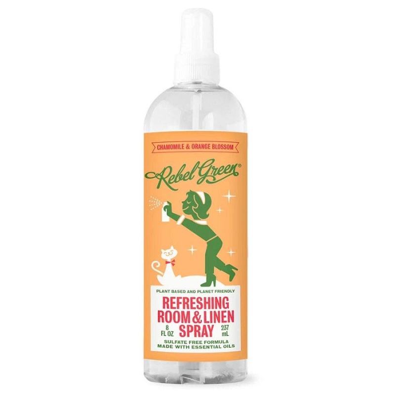 Rebel Green Chamomile & Orange Blossom Linen & Room Spray 8 Fl. Oz