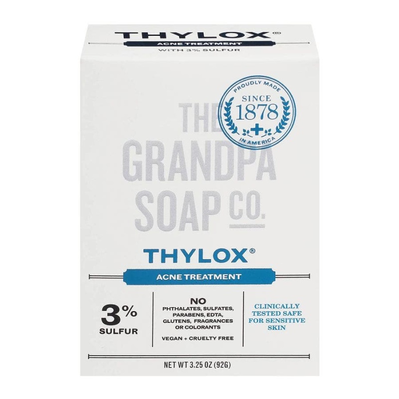 The Grandpa Soap Co. Thylox Acne Treatment Bar Soap 3.25 Oz