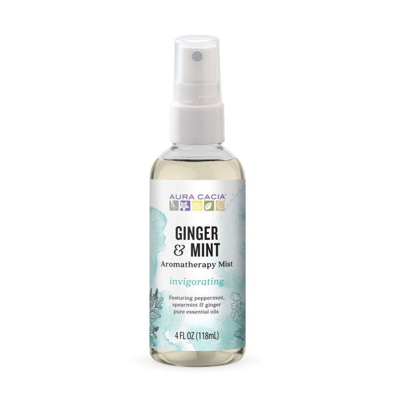 Aura Cacia Ginger & Mint Aromatherapy Mist 4 Fl. Oz
