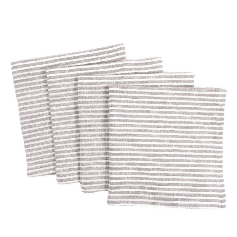 Frost Gray Monaco Napkins Set Of 4