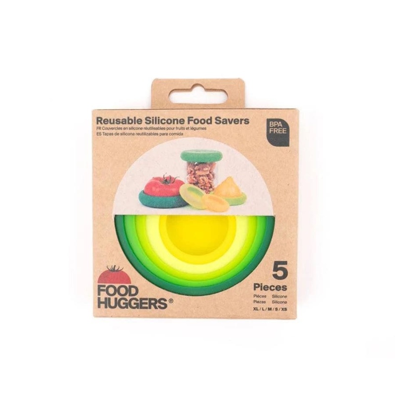 Food Huggers Fresh Green Set Of 5 Huggers