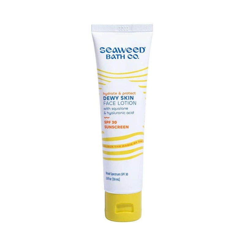 Seaweed Bath Co. Hydrate & Protect Dewy Skin Face Lotion Spf 30 2 Oz