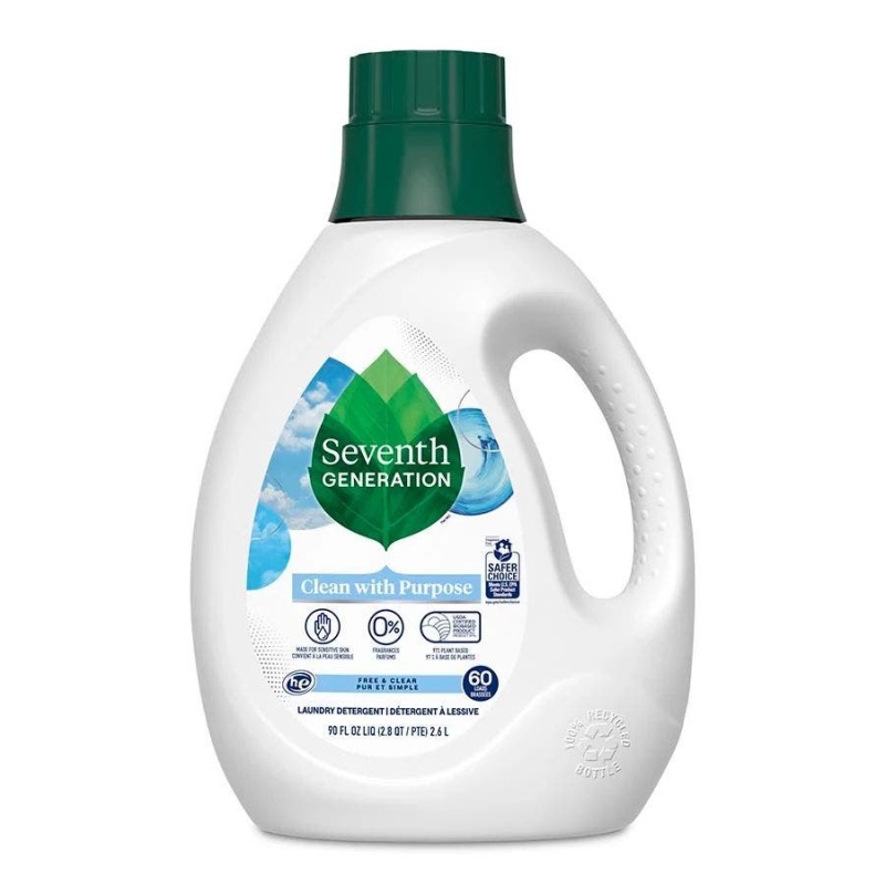Seventh Generation Free & Clear Liquid Laundry Detergent 90 Fl. Oz