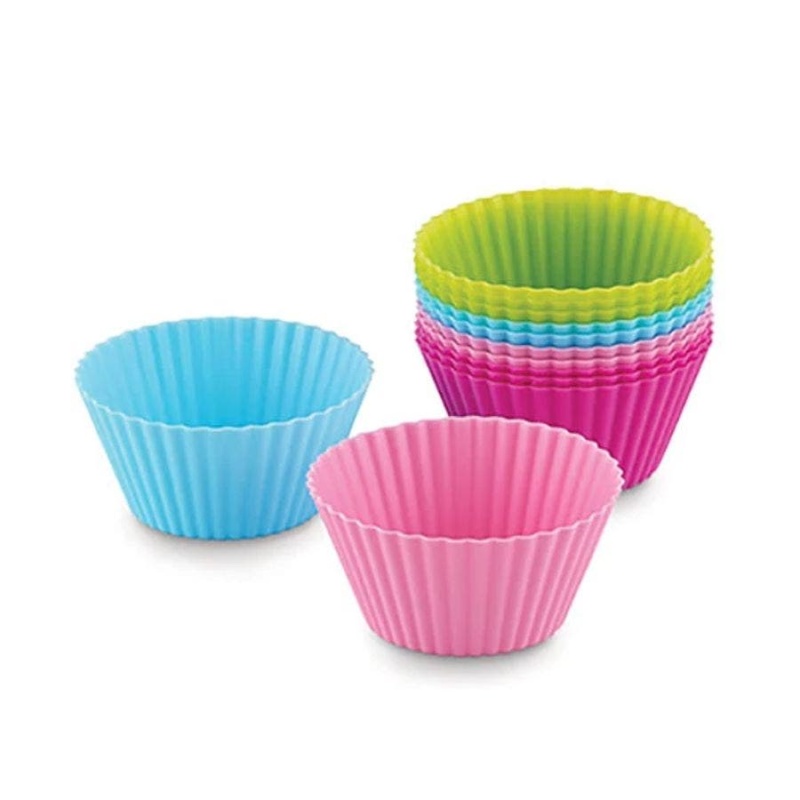 Silicone Baking Cupcake Liners 3" 12 Count