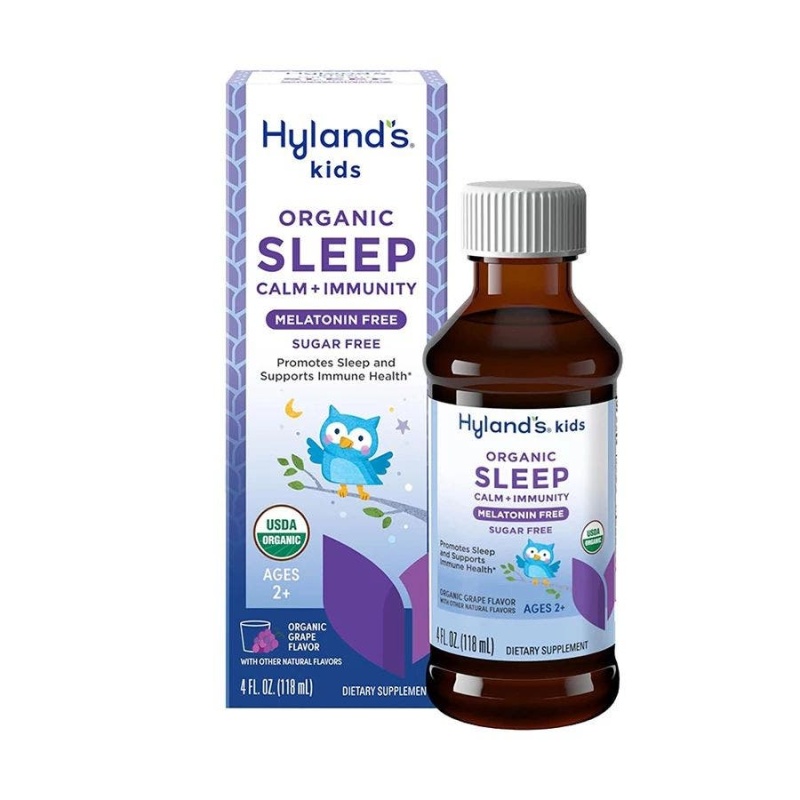 Hyland's Organic Kids Grape Sleep Calm + Immunity Melatonin-Free 4 Fl. Oz