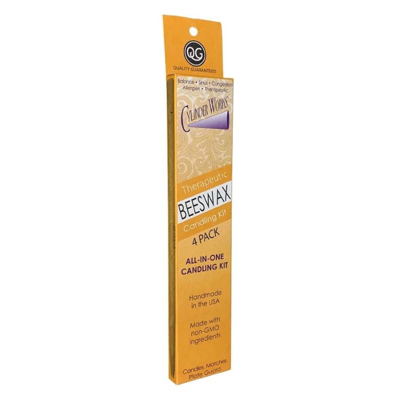 Cylinder Works Beeswax Ear Candles 4-Pack