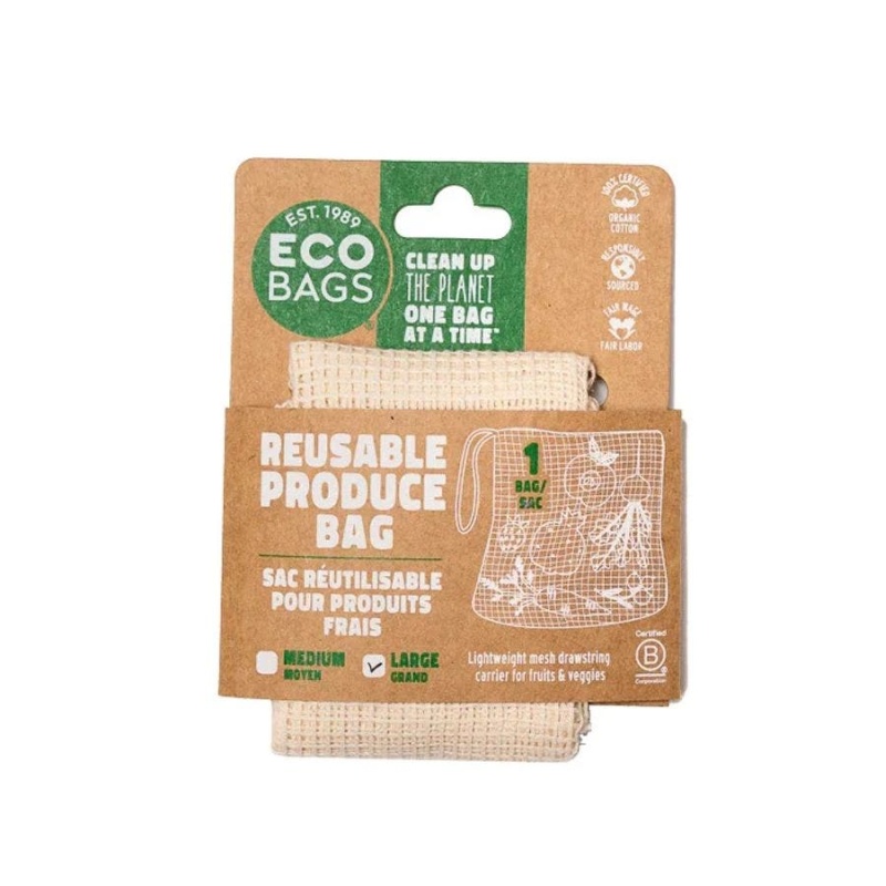 Ecobags Organic Cotton Large Mesh Sack