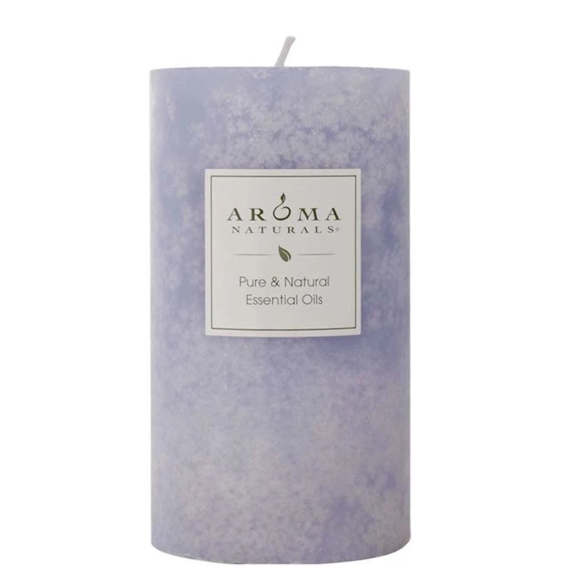 Aroma Naturals Tranquility Periwinkle Pillar 2 3/4" x 5"