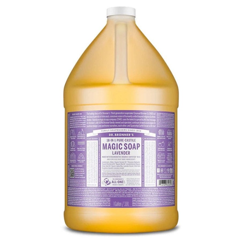 Dr. Bronner's 18-In-1 Pure-Castile Lavender Magic Soap 1 Gallon