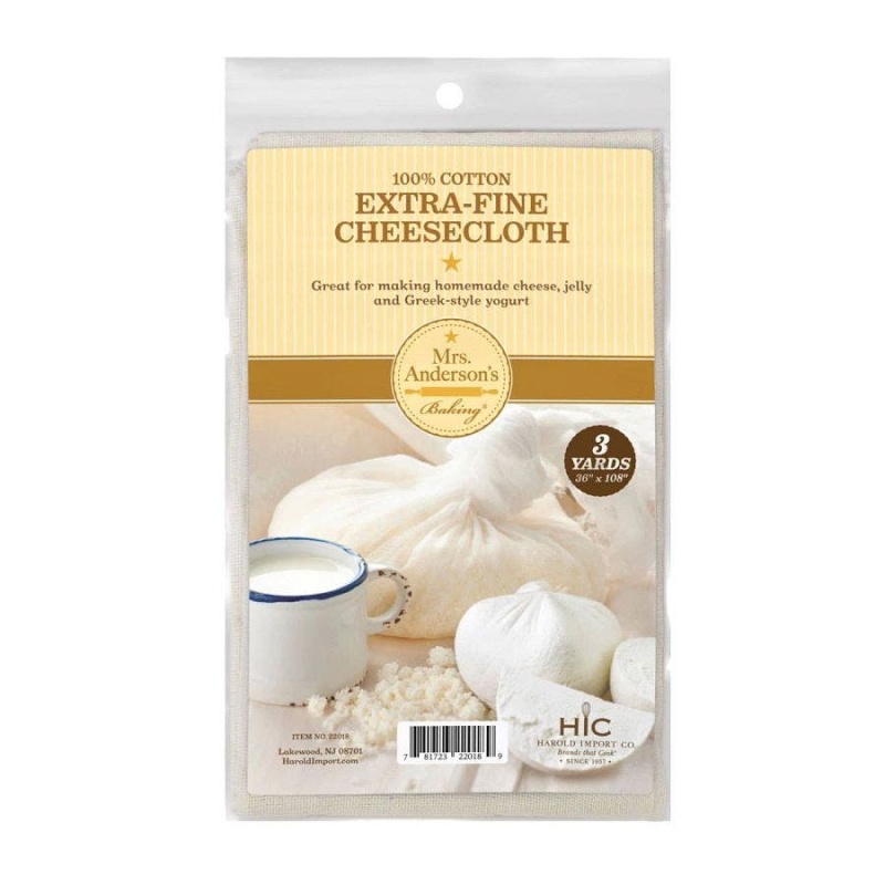 Mrs. Anderson 100% Cotton Unbleached Cheesecloth 3 Square Yards